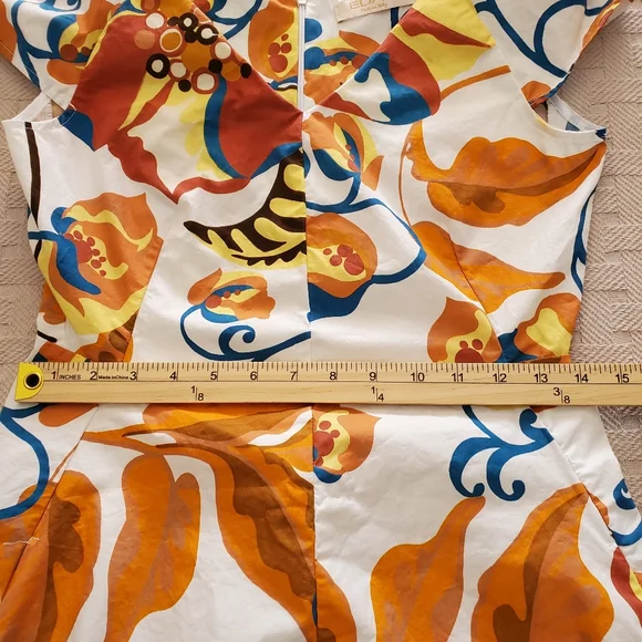 Edas Italian-Made Fit & Flare Dress Cap Sleeves - Picture 14 of 15